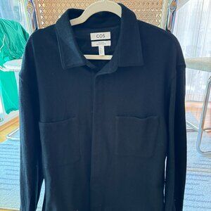 COS Black Button-Down - XL